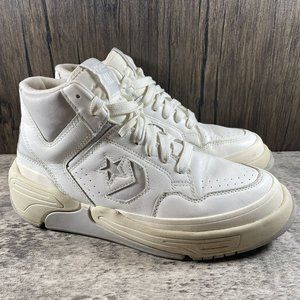 Converse Weapon CX Mid Leather Shoes Women Vintage White Casual Sneakers Size 9